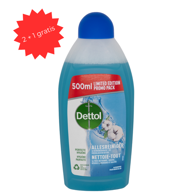 Dettol Allesreiniger – Katoenfris 500 ml