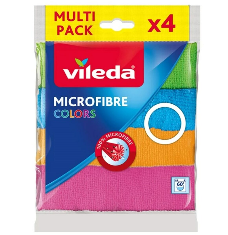 Vileda Microvezeldoek – 4 stuks, Colors