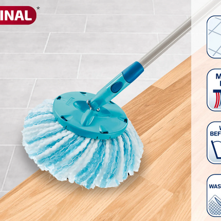 Leifheit CleanTwist Disc Mop Micro Duo – reservemop