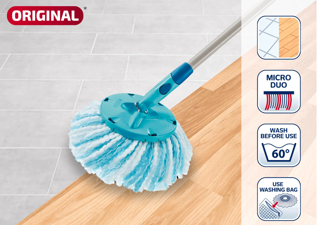 Leifheit CleanTwist Disc Mop Micro Duo – reservemop