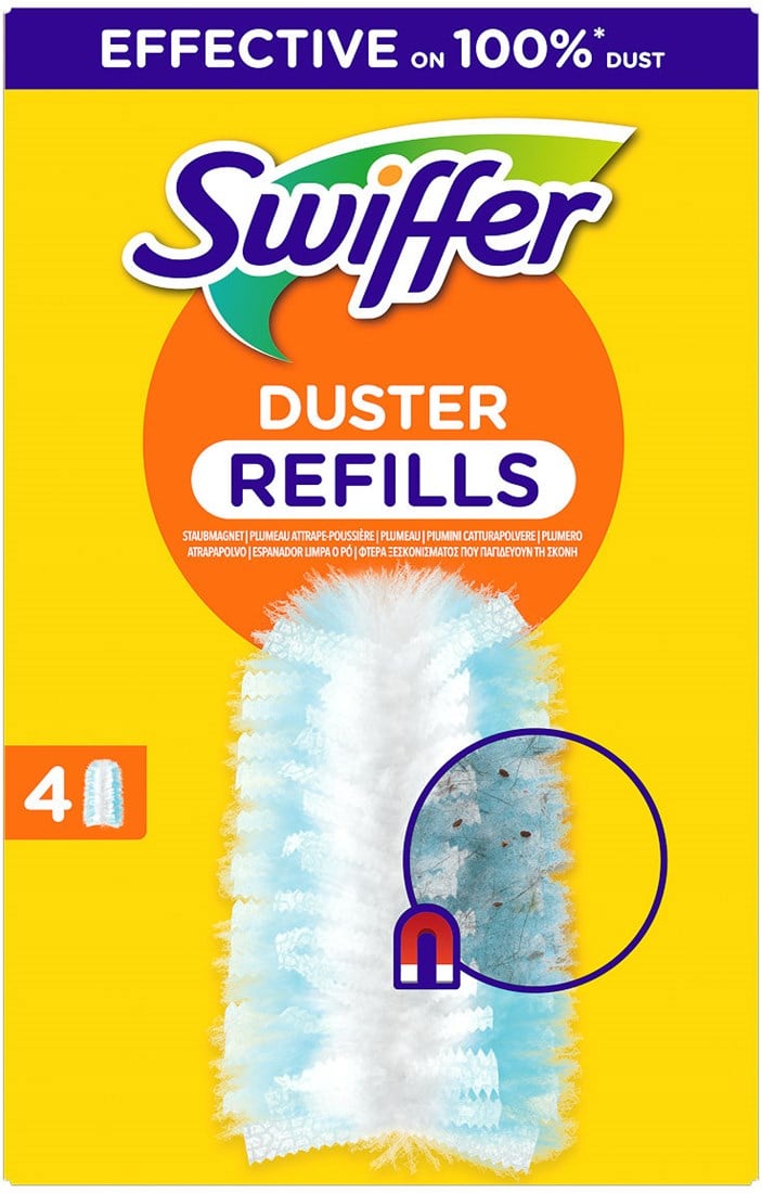 Swiffer Duster Navulling – 4 stuks